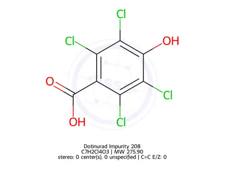 Chemical structure of Dotinurad Impurity 336