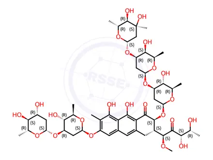 Chemical structure of Mithramycin A