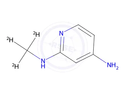 Chemical structure of N2-(methyl-d3)pyridine-2,4-diamine