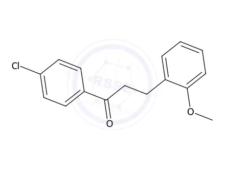 Chemical structure of 1-(4-Chlorophenyl)-3-(2-methoxyphenyl)propan-1-one