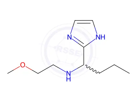 Chemical structure of 1-(1H-imidazol-2-yl)-N-(2-methoxyethyl)butan-1-amine