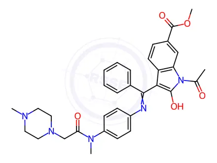 Chemical structure of Nintedanib Impurity 52