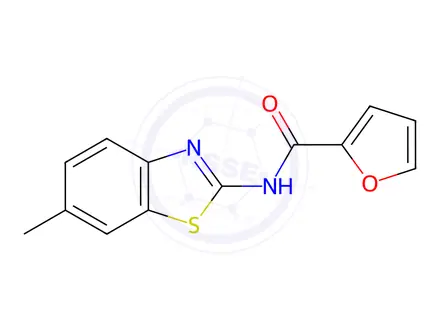 Chemical structure of n-(6-Methylbenzo[d]thiazol-2-yl)furan-2-carboxamide
