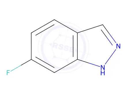 Chemical structure of 6-Fluoro-1H-indazole