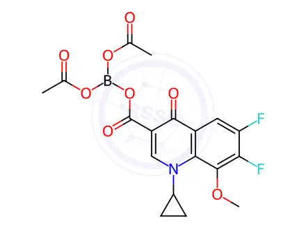 Chemical structure of Moxifloxacin Impurity 300