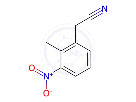 Chemical structure of 2-Methyl-3-nitrophenyl cyanide