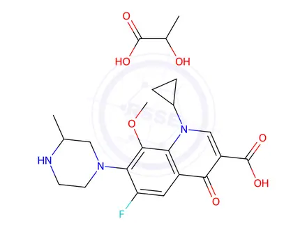 Chemical structure of Gatifloxacin Hydrochloride