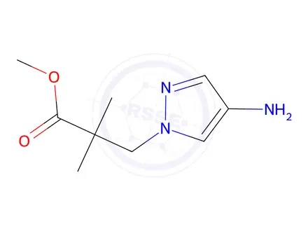 Chemical structure of Methyl 3-(4-amino-1h-pyrazol-1-yl)-2,2-dimethylpropanoate