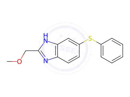 Chemical structure of 2-(Methoxymethyl)-5-(phenylthio)-1H-benzimidazole