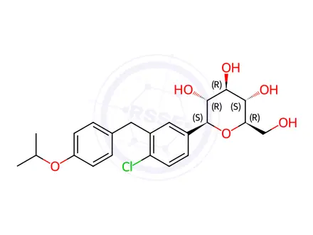 Chemical structure of Dapagliflozin Impurity 460