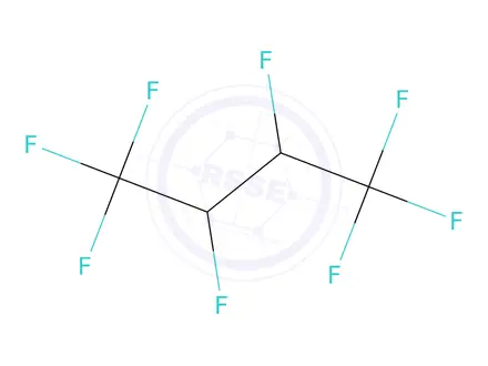 Chemical structure of 1,1,1,2,3,4,4,4-Octafluorobutane