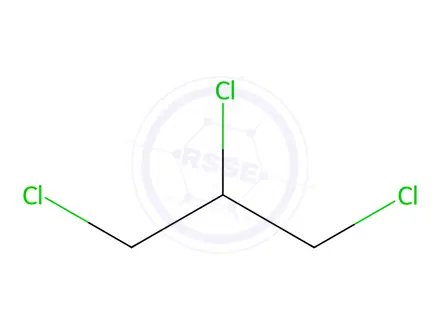 Chemical structure of 1,2,3-Trichloropropane