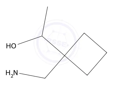 Chemical structure of 1-(1-(Aminomethyl)cyclobutyl)ethan-1-ol