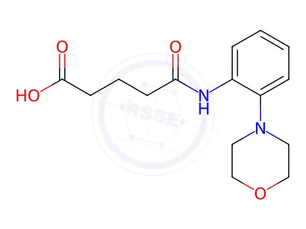 Chemical structure of 4-(2-Morpholin-4-yl-phenylcarbamoyl)-butyric acid