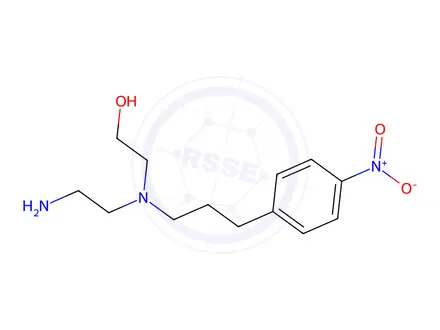Chemical structure of 2-{(2-Amino-ethyl)-[3-(4-nitro-phenyl)-propyl]-amino}-ethanol