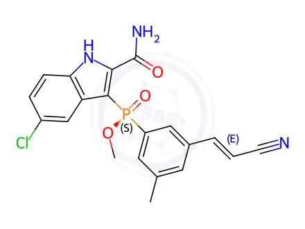 Chemical structure of Fosdevirine-API