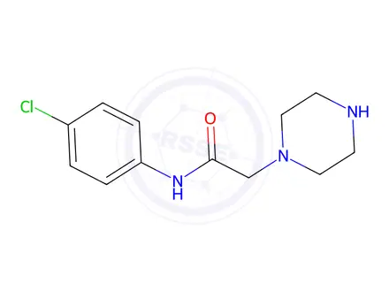 Chemical structure of N-(4-Chloro-phenyl)-2-piperazin-1-yl-acetamide