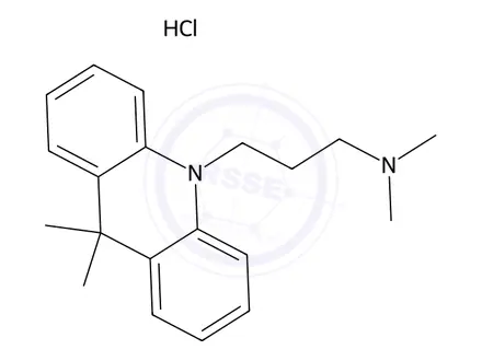 Chemical structure of Dimethacrine Hydrochloride Salt