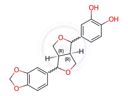 Chemical structure of epi-Sesamin Monocatechol