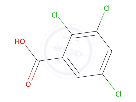 Chemical structure of 2,3,5-Trichlorobenzoic acid