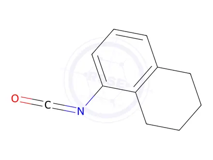 Chemical structure of 5-isocyanato-1,2,3,4-tetrahydronaphthalene