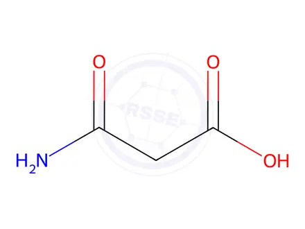 Chemical structure of 3-Amino-3-oxopropanoic acid