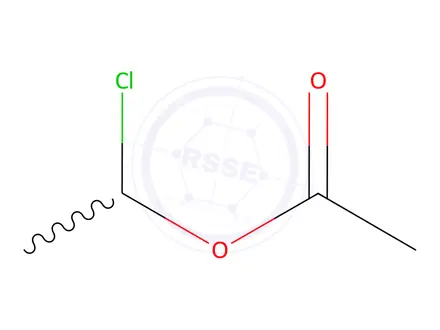 Chemical structure of 1-Chloroethyl Acetate