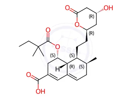 Chemical structure of Simvastatin Impurity 34