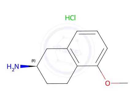 Chemical structure of (R)-2-Amino-5-methoxytetralin hydrochloride, 97%