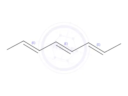 Chemical structure of s2,4,6-Octatriene, (E,E,E)-