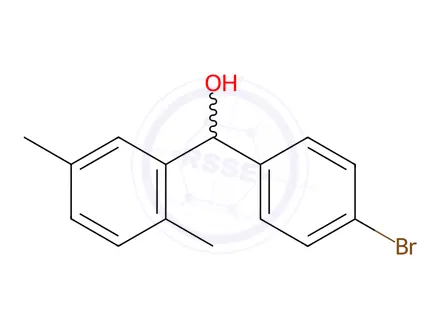 Chemical structure of (4-Bromophenyl)(2,5-dimethylphenyl)methanol