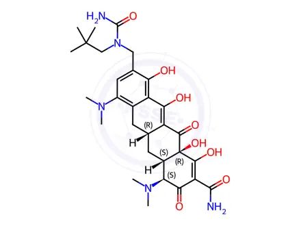 Chemical structure of N-amidomacycline