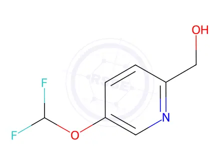 Chemical structure of (5-(Difluoromethoxy)pyridin-2-yl)methanol