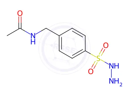 Chemical structure of n-(4-(Hydrazinylsulfonyl)benzyl)acetamide