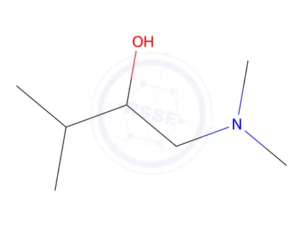 Chemical structure of 1-(dimethylamino)-3-methylbutan-2-ol