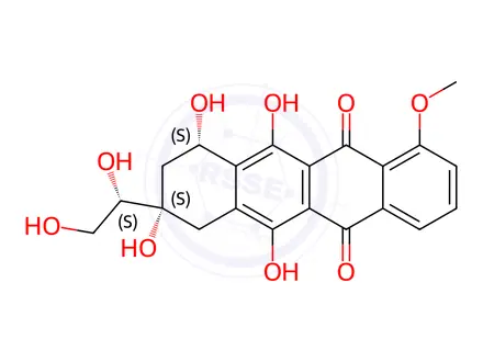 Chemical structure of Doxorubicinolone