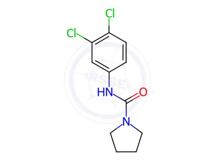 Chemical structure of N-(3,4-dichlorophenyl)pyrrolidine-1-carboxamide