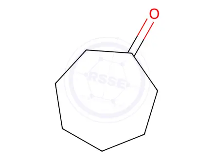 Chemical structure of Cycloheptanone
