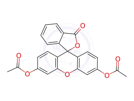 Chemical structure of Fluorescein Impurity 17 (Diacetylfluorescein)