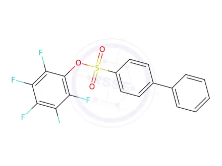 Chemical structure of Pentafluorophenyl 4-phenylbenzene-1-sulfonate