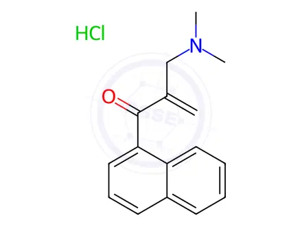 Chemical structure of Bedaquiline Impurity 23(Hydrochloride)