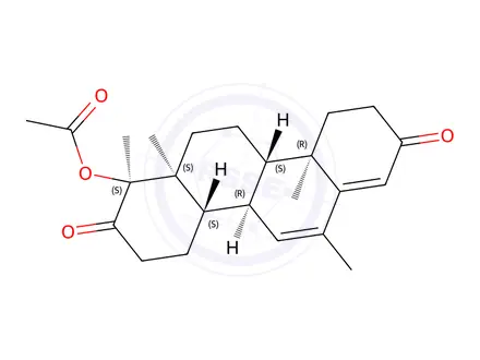 Chemical structure of Megestrol Acetate EP Impurity C (Megestrol Acetate USP Related Compound C)
