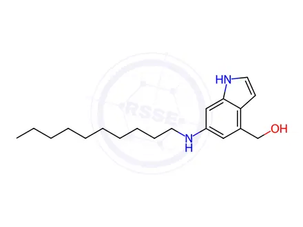 Chemical structure of (6-(Decylamino)-1H-indol-4-yl)methanol