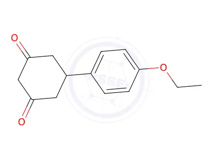 Chemical structure of 5-(4-Ethoxyphenyl)cyclohexane-1,3-dione