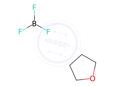 Chemical structure of Boron Trifluoride Tetrahydrofuran Complex
