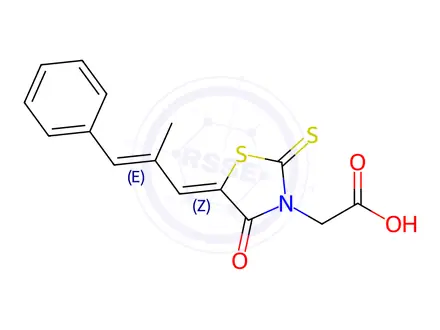 Chemical structure of Epalrestat