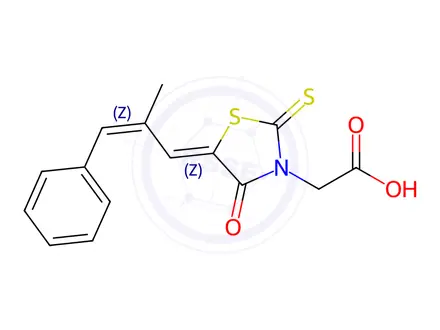 Chemical structure of Epalrestat (Z, Z)-Isomer