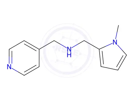 Chemical structure of 1-(1-Methyl-1H-pyrrol-2-yl)-N-(pyridin-4-ylmethyl)methanamine