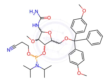 Chemical structure of Cytidine Impurity 107