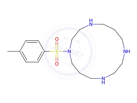 Chemical structure of 1-(4-tolylsulfonyl)-1,4,8,11-tetraazacyclotetradecane